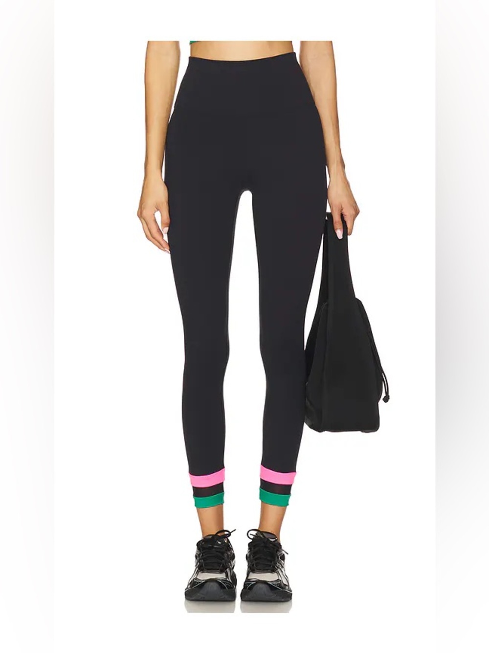 NEW BEACH RIOT 7/8 asher legging forest lagoon colorblock medium smoke pet free
